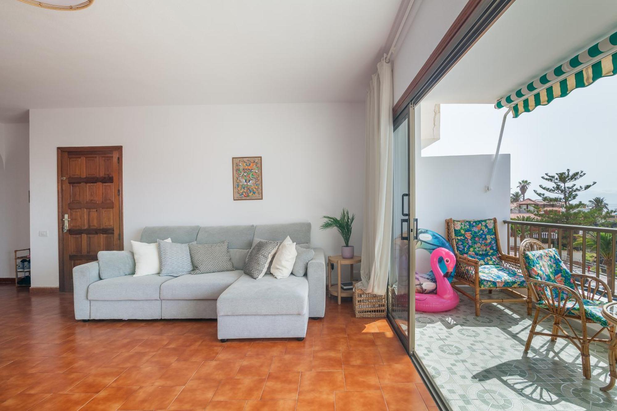 Casa De Franco - Ocean View, Terrace, Balcony, 50M From Playa La Arena, Fibre Net Apartment Puerto de Santiago  Luaran gambar